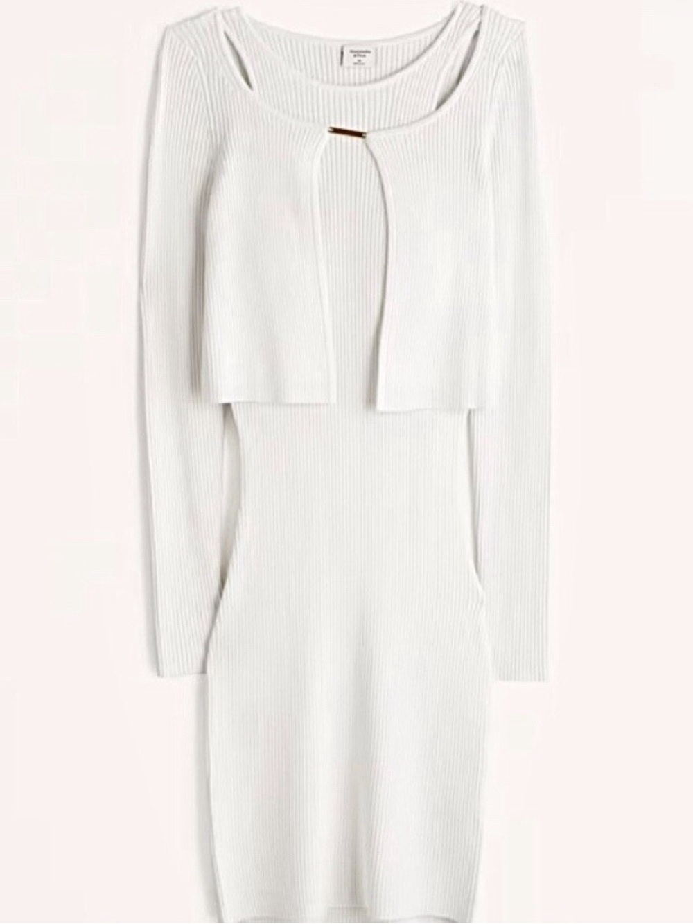Abercrombie & Fitch Mini Sweater Dress and Scuba Cardigan Set